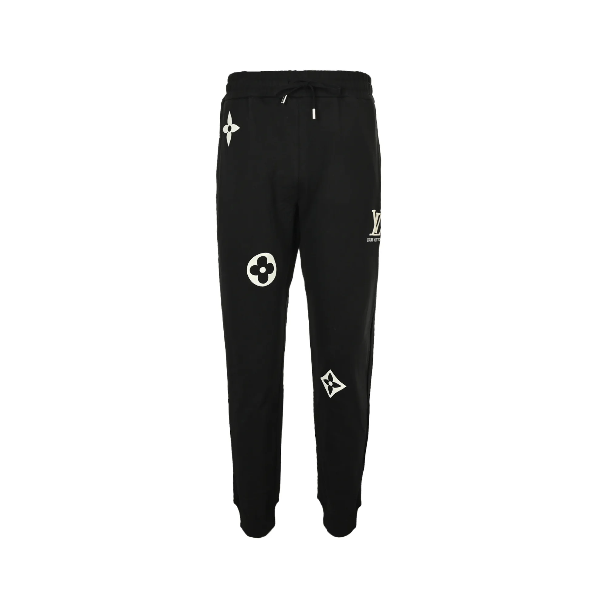Louis Vuitton/Louis Vuitton 25Fw presbyopic embroidered logo trousers